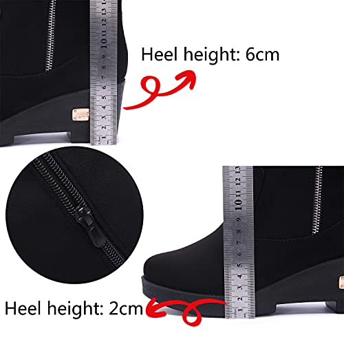 VLOOKST Stivali Donna Stivali da Neve Stivaletti