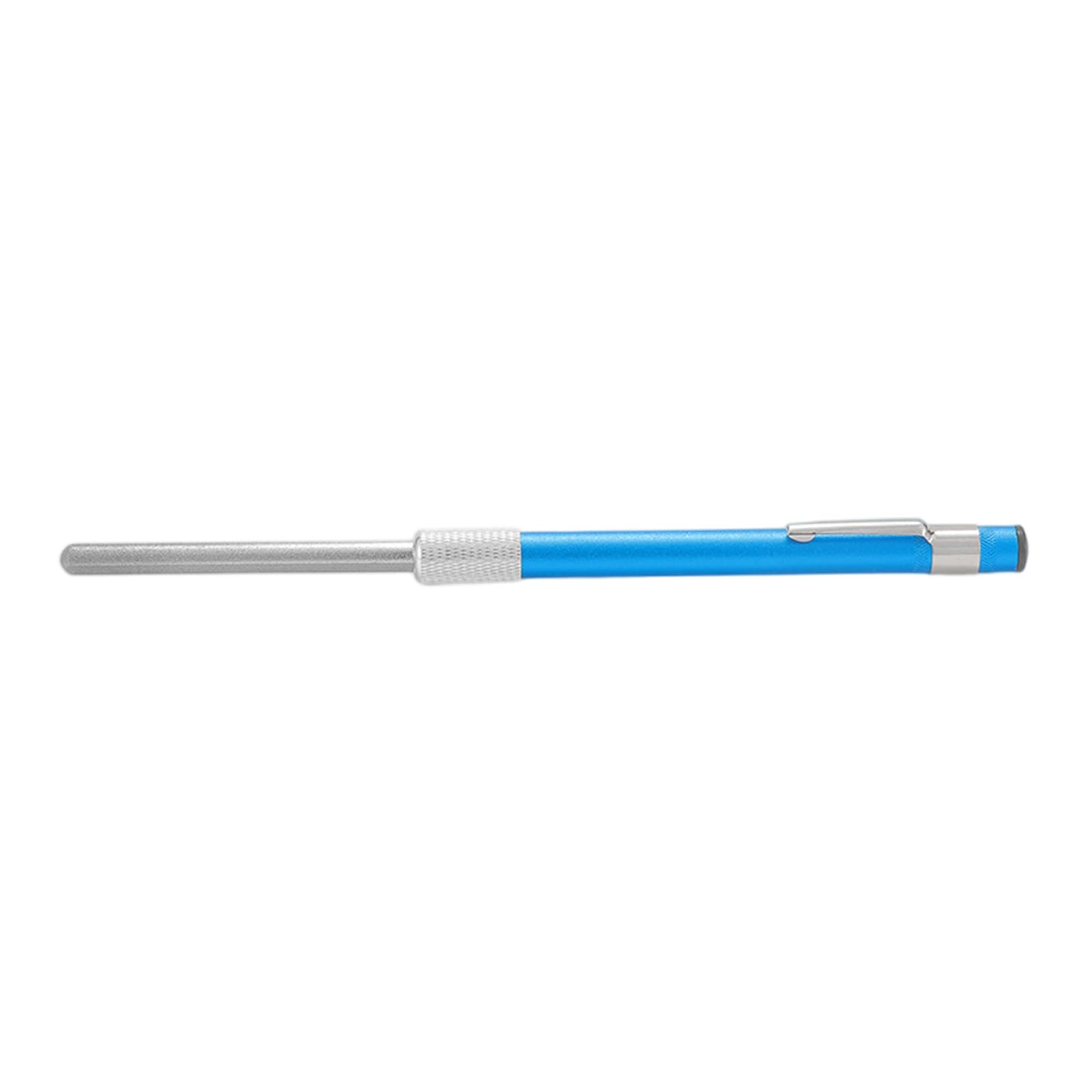 Afilador portátil retráctil, varilla de afilar de doble cabeza, herramienta de afilado de cocina, fácil de usar, bolígrafo de lima de doble cabeza