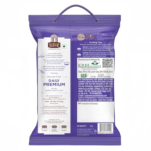 Image of India Gate Basmati Rice Daily Premium 5 kg