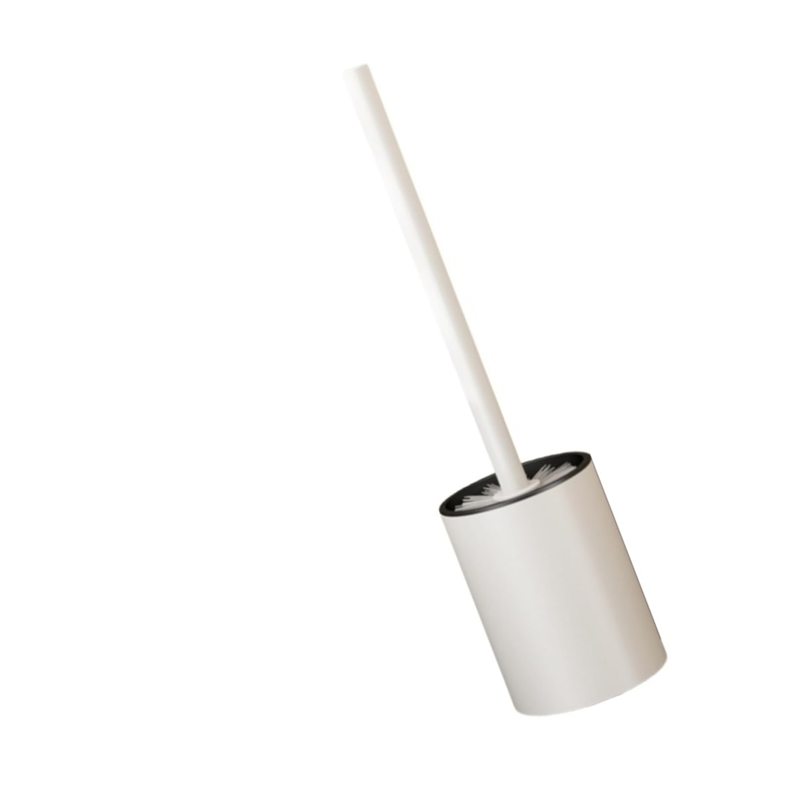 Buxuaaaa White Resistant Aluminum Toilet Scrubber With Not Drill Installation Not Erosion Toilet Cleaning For Bathroom Application Proof Brush Set
