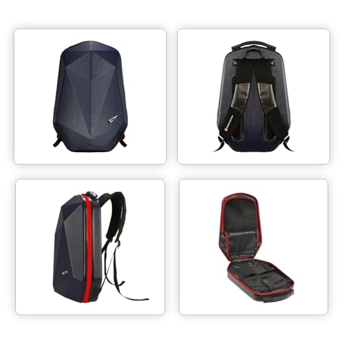 Image of SWISS MILITARY Hard Shell Backpack for Men Women, Alien Series ABS Hardshell, Travel Laptop Bag Fits Up to 15.6 Inch, Stylish Office College School Backpack, Durable & Lightweight