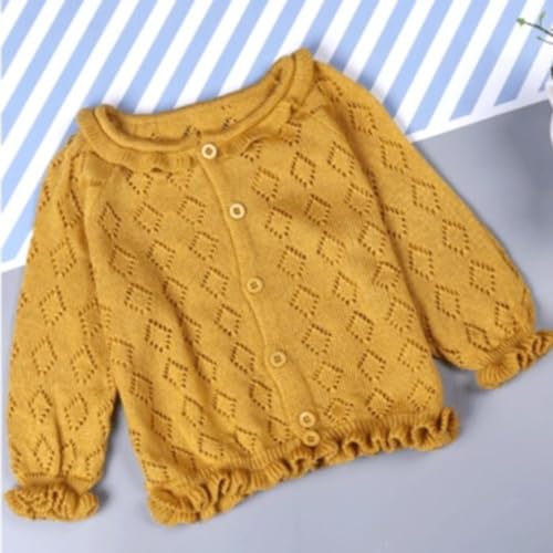 Toddler Girl Boy Knitted Cardigan Sweater Baby Long Sleeve Knit Button Front Solid Cardigans Kids Warm Tops Fall Clothes2