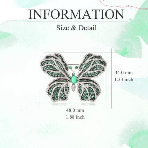 Image of Animal Brooch for Women Girls Rhinestone Animal Brooch Lapel Pin Jewelry Gift for Mom Wife