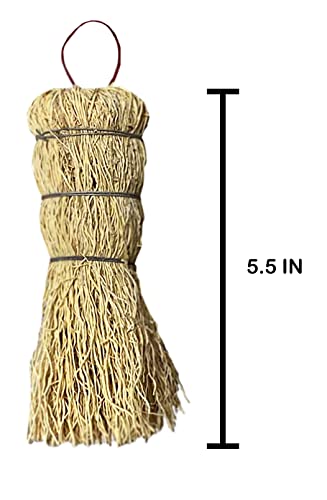 Image of Coladera Set of 3 Natural Fiber Dish Brush Cleaners Mexican Escobetas Molcajete with Hangers Sustainable Kitchen Cleaning Scrubber Brushes for Pots Sinks and Pans Cepillo Limpia Trastes Yellow