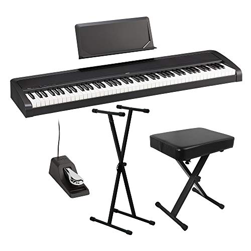 Amazon | KORG B2N BK ブラック X型スタンド・Xイスセット 電子ピアノ