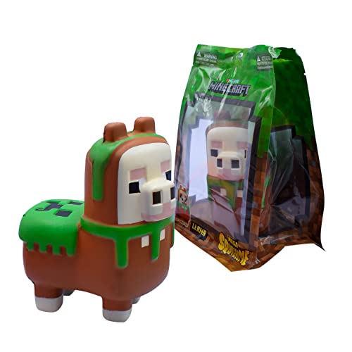 Minecraft Mega SquishMe Series 2 – Llama – 6″ Scented Slow‑Rise Squishy Toy