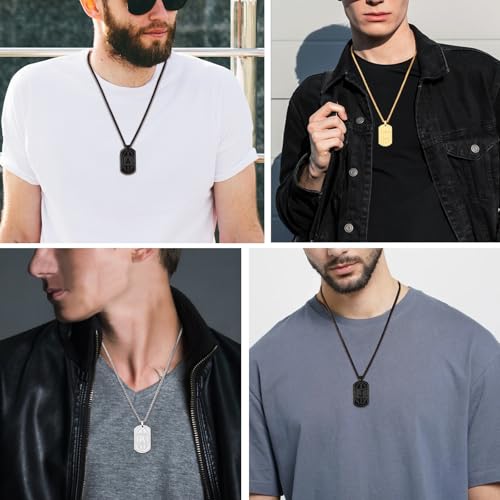 Football Initial Necklace for Men Boys Kids Teen Dog Tag Stainless Steel Sliver/Black/Gold Letter Pendant Sport Football Athletes Jewelry for Him Kids Boys Men Teens Boyfriend Husband Dad2