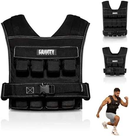 Gravity Fitness Weighted Vest - 15 kg - 20 kg - Fully adjustable....