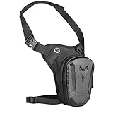 🚴【Conception ergonomique】 : Notre petit sac de jambe bénéficie d'une conception ergonomique pour un confort optimal. Des détails pratiques, comme une prise casque et un anneau en D pour un accès rapide aux objets essentiels, offrent un confort accru. Sa coque rigide et résistante protège efficacement contre la déformation et l'eau.