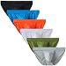 YuKaiChen Men's Seamless Briefs Silk Soft Bulge Bikini Underwear 6 Pack X-Large