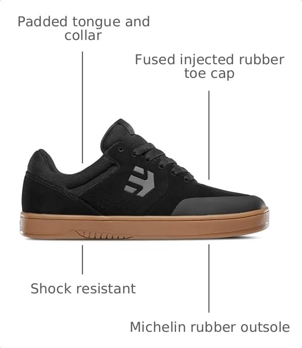Image of Etnies Marana - Iconic Pro Skate, Reinforced Michelin Cupsole, Cushioned Feel, 3X More Durable