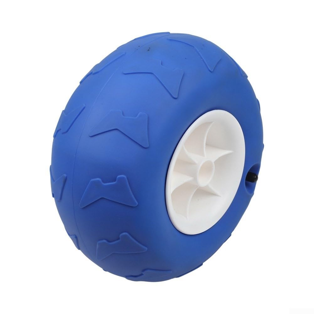 Lot de 2 roues larges pour chariot de camping 230 mm en PVC souple (9-inc-20,5 mm ID)