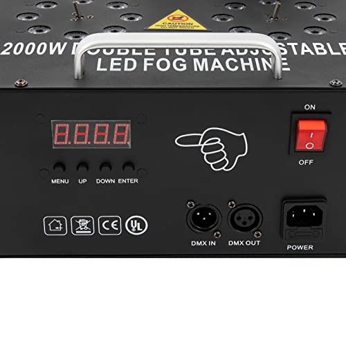 Máquina de Humo 2000W con 2 Boquillas y 16 LEDs RGB miniatura 5