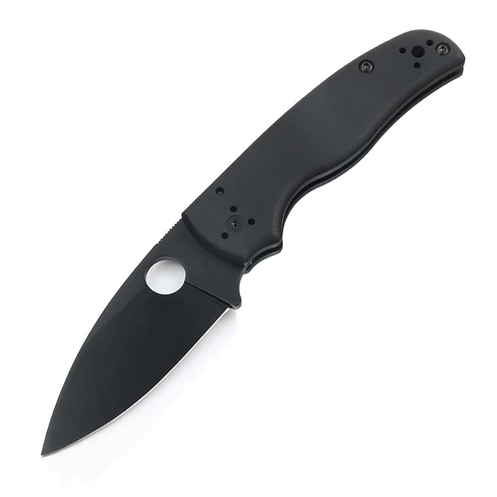 Outdoor Messer Survival Tragbar Taschenmesser Aus Edelstahl S30V, Leicht Schwarz G10 klappmesser, Handliches Handwerkzeuge, Camper Jagdmesser taktische messer, Praktisch Messer EDC mit Taschenclip