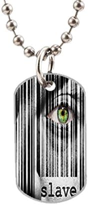 Slave Personalized Photo Unique Custom Dog Tag Pendant Perfect Gift