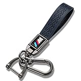 1pcs Genuine Leather Car Logo Keychain Suit for BMW 1 3 5 6 Series X5 X6 Z4 X1 X3 X7 7 M Series Key Chain Keyring Family Present for Man and Woman