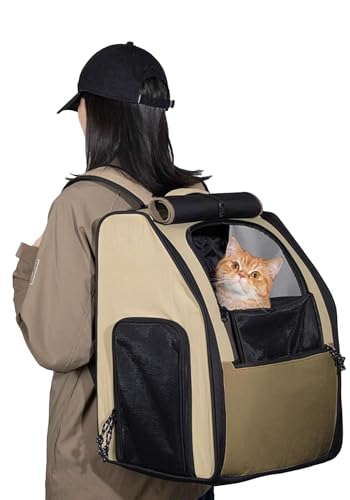 Mochila De Costas Para Transporte Pet Petbuco Abertura Dupla Ideal para Caminhadas Camp Desmontável,