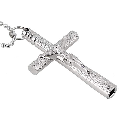 Lovermusic Silver Chrome Plated Steel Dia 0.39Inch Crucifix Drumtuning Key With Long Chain Drum Accessories #TOP2