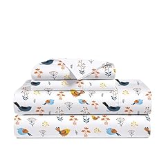 22 - White With Bird Print