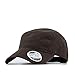 Washed Cotton Twill Five Panel Adjustable Camper Caps (Dark Brown)