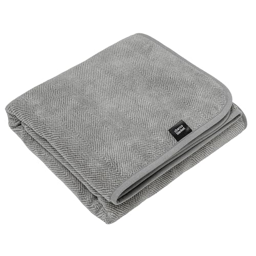 [ aso ] uPbg Ђ| n[tTCY L ۉ ÓdC΍ { t[X IBY@ RpNg w{[ 140×100cm charco blanket O[ no-sb277-half-gr