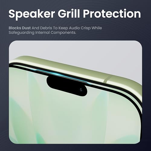 Image of CASEGEAR Impact Pro Screen Protector (Pack Of 2) Compatible With iPhone 17 | Unbreakable Protection | Complete Coverage Tempered Glass | Easy Installation Kit