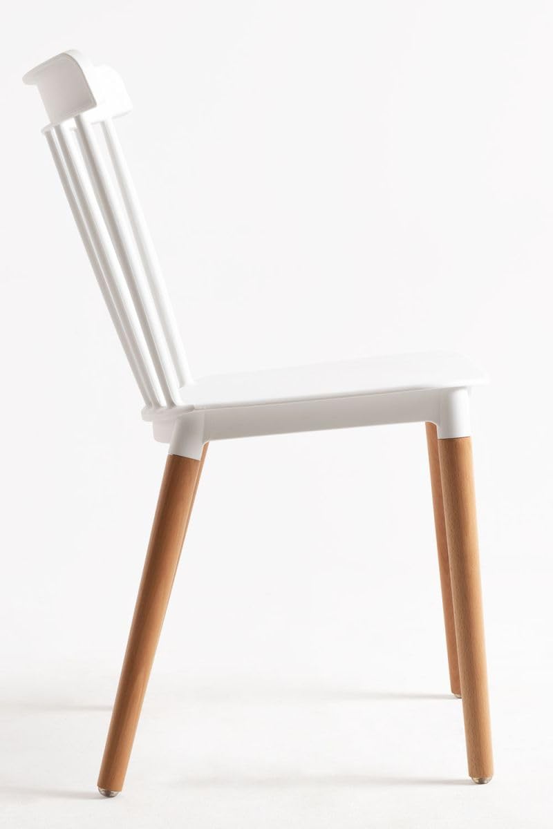 Regalos Miguel - Packs Sillas Comedor - Pack 4 Sillas Leka - Blanco