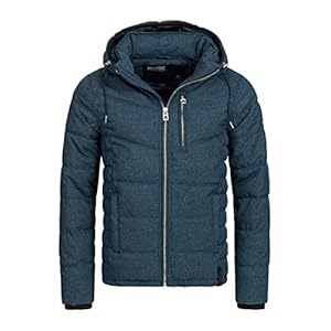 INDICODE Heren Circus Gewatteerd jack in donsjack-look