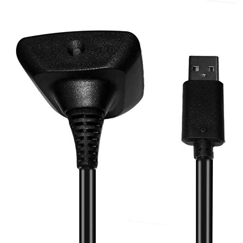 OKAYO Super Long Charging Cable USB Charger Rechargeable Battery Pack Cable Cord Suitable for Xbox for 360 Controller Black