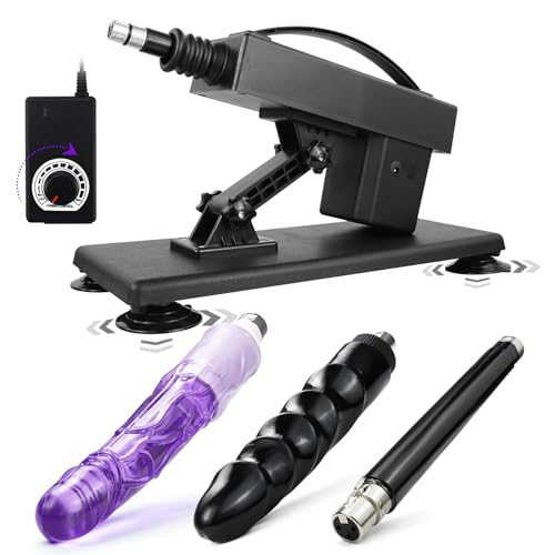 SEGOOK Fickmaschine Sexmaschine für Frauen und Männer Fickle Maschine Automatische Dildo Sexspielzeug für Paare Extrem Sex Masturbator Maschinen&geräte mit Realistischer Dildo (Mittel mit 3 Zubehör)