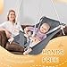Baby Swing for Infants to Toddlers,Indoor Outdoor Wooden Hanging Swing Seat with Safety Belt and Mounting Hardware, Suitable for Ages Up to 3,Grey
