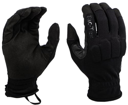 HWI Gear TU100 Tac-Tex Touchscreen Tactical Utility Glove Work, Black Medium