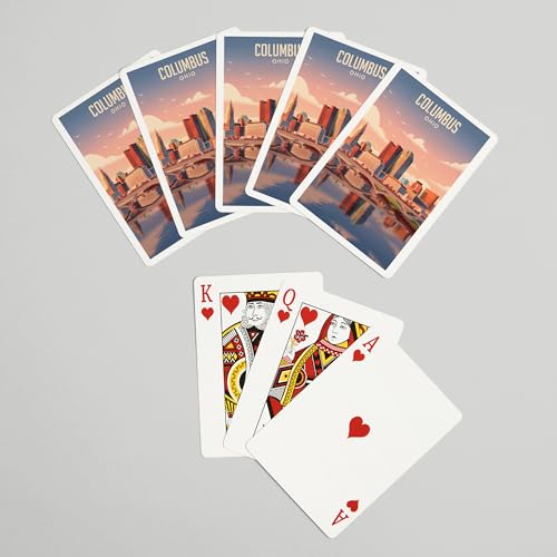 Baraja de Poker Series Columbus Ohio 52 Cartas miniatura 7