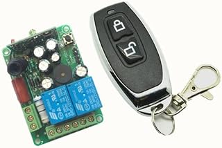 AC220V 10A 2CH 315MHz/433MHZ Wireless RF Remote Control Switch teleswitch 1Transmitter+ 1*Receiver - (Color: 1, Voltage: AC 110V, Size: 433MHZ)