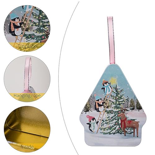 Boîtes à biscuits de Noël en métal pour éviter les gâteaux mous et cassés à la maison - 7