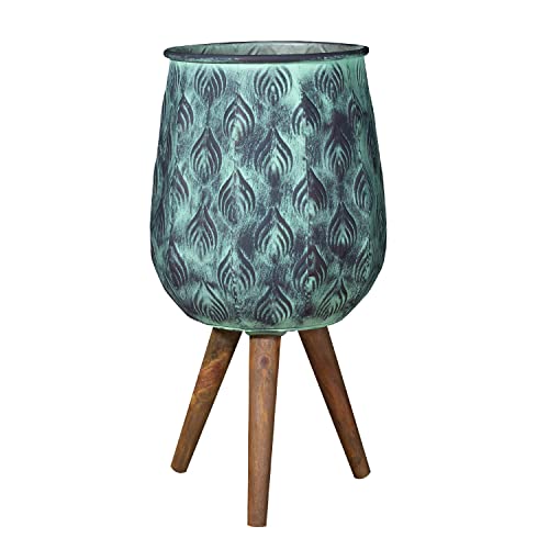 colourliving Pflanztopf mit Standfüßen Übertopf Cauldron Tripot...