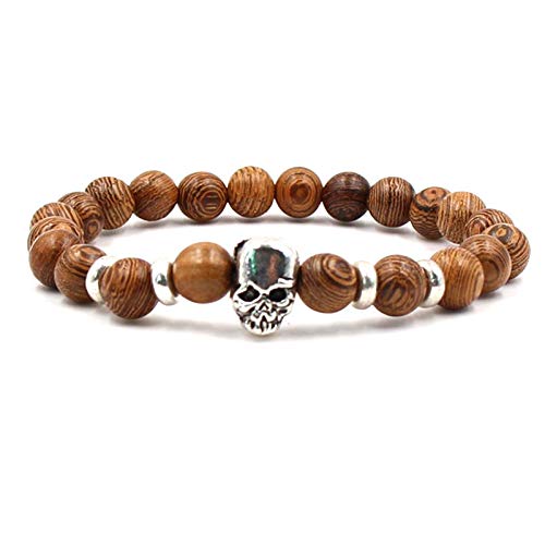 Bracelet en pierre et bois de 8 mm pour accessoiriser vos tenues de tous les jours