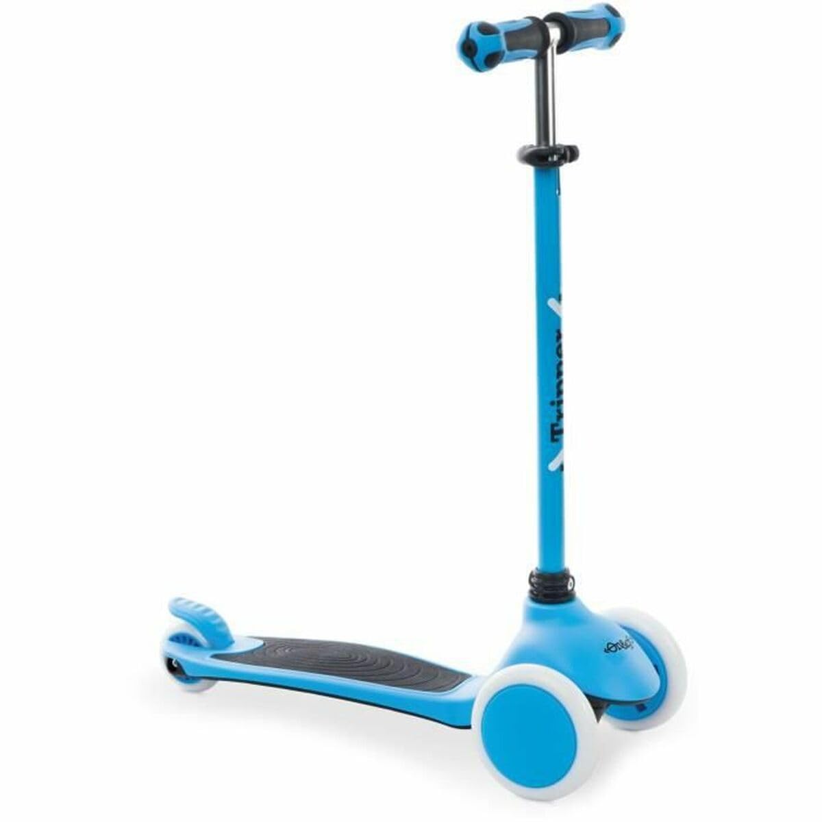 Mondo Toys - On&Go – Tripper Patinete 3 Ruedas – Ruedas de PU y puños TPR – Freno de Seguridad Trasero – Color Azul Claro - 28568