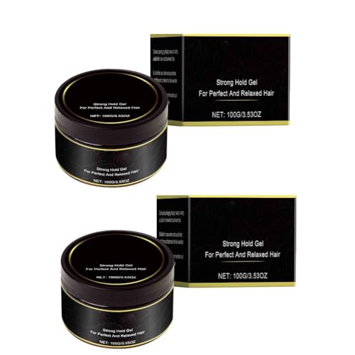 Gel coiffant karité fixation forte pour cheveux bouclés lot de 2
