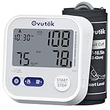 Ovutek Blood Pressure Monitors for Home Use Upper Arm, 8.7'-16.5' BP Cuff with 245 Sets for 3 Users, Large Display Automatic Digital Blood Pressure Machine with Batteries