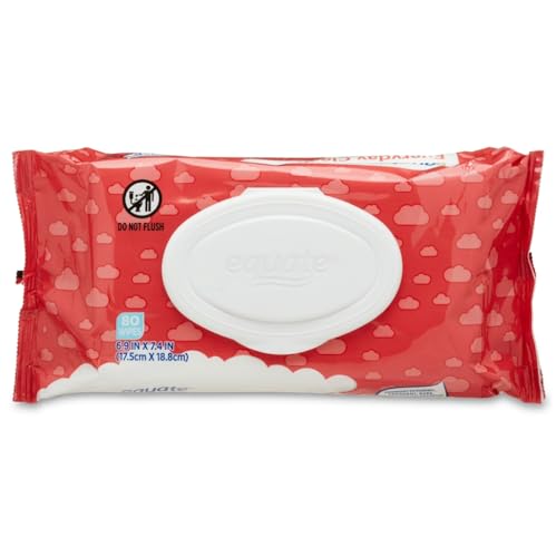Equate Everyday Clean Fragrance Free Wipes, 40 sheets
