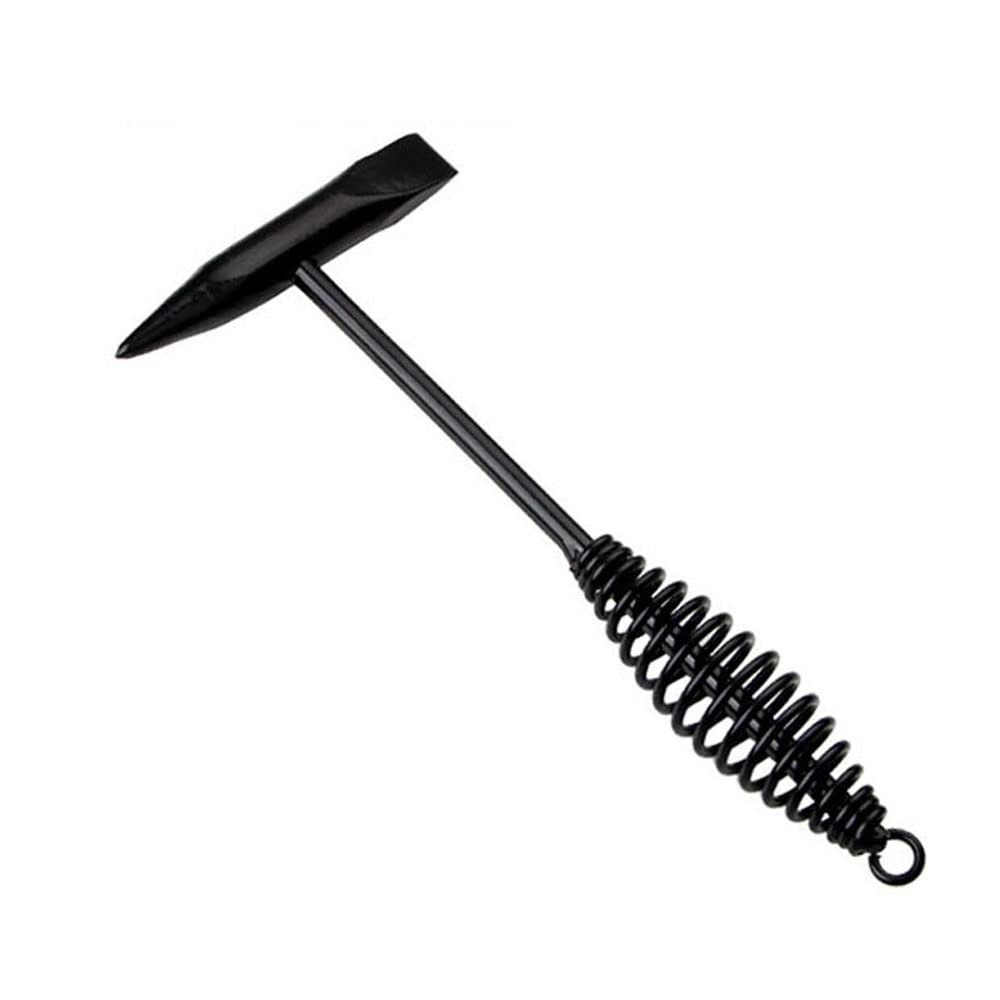 Irovami High Carbon Steel Welding Slag Hammer Welding Spatter Chipping Removing Hammers with Shock Reducing Handle for Maintenance of Electrician