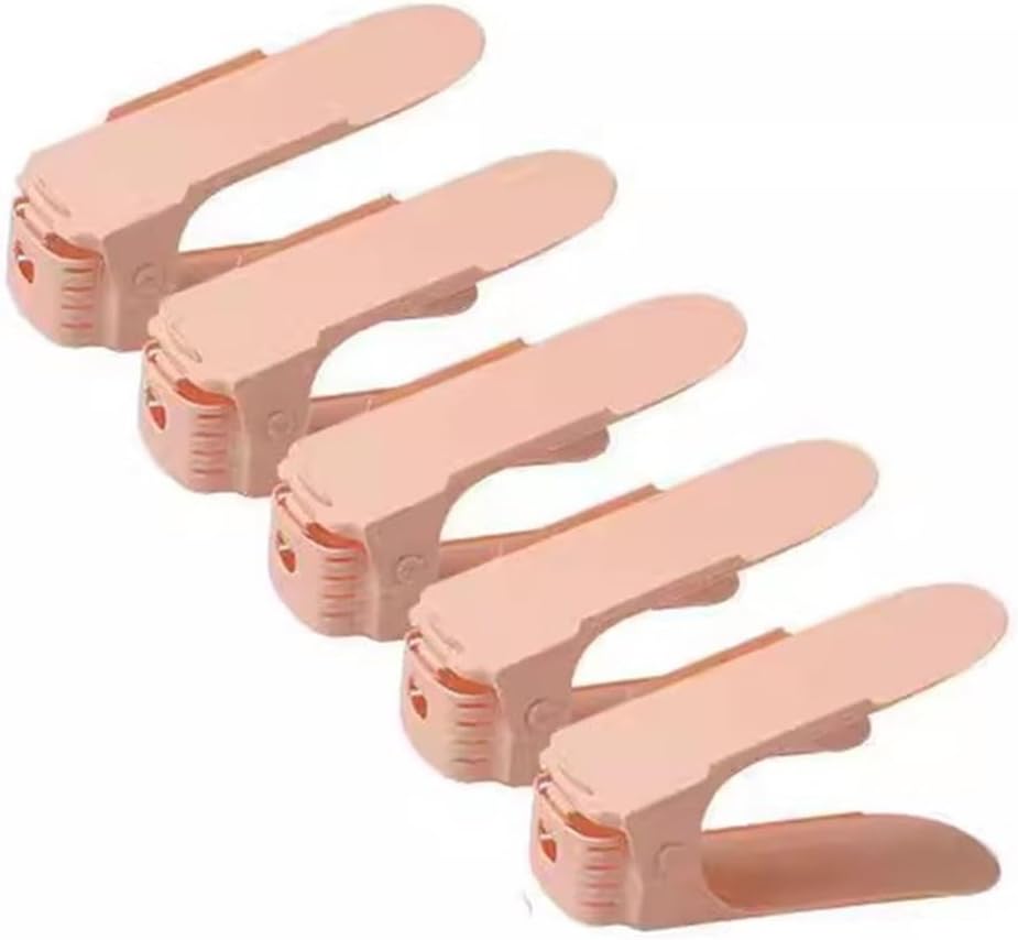 Shoe Slots Organizer The 5-piece Shoe Slot Organizer Can Adjust 3 Heights, Suitable For Flat/high Heels (Color : A1, Size : 5pcs)