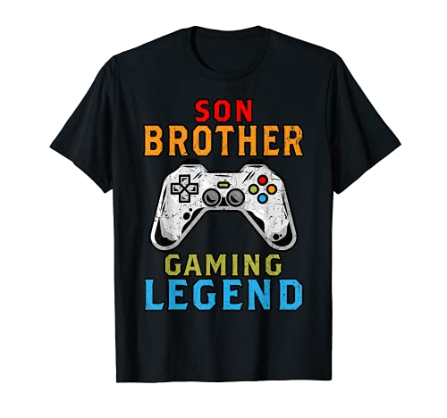 Son Brother Gaming Legend Gamer Boys Gaming jeux vidéo T-Shirt