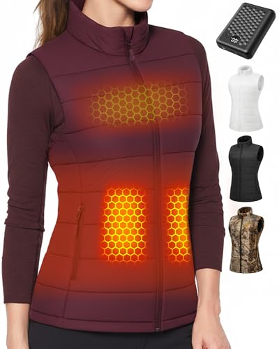 Women Heated Vest Battery Pack Included Rechargeable 7.4v Golf Lover