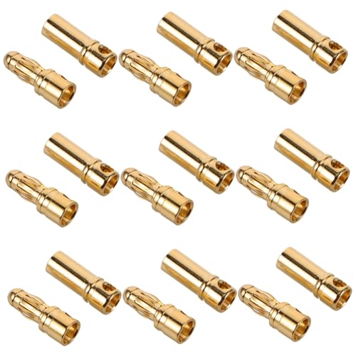 Conectores banana chapados en oro de cobre PLAFOPE para altavoz de avión
