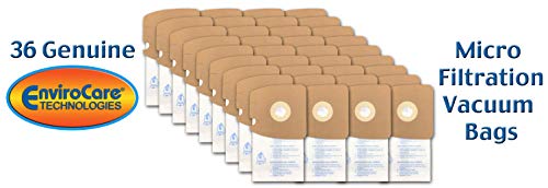 Envirocare Replacement Micro Filtration Vacuum Cleaner Bags Made To Fit Eureka Style Mm 60297A Style-10. Replaces Part# 60295C (Mighty Mite Vacuums) 36 Pack #TOP2