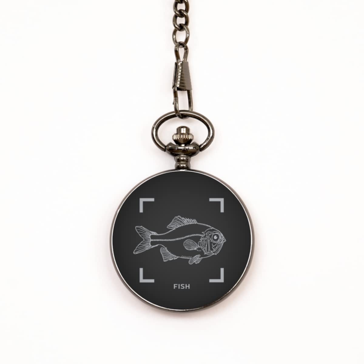 Amazing Fish - Animal Pocket Watch - Christmas, Birthday, Valentine, Father's Day - for Men, Women and Kids. Adjustable