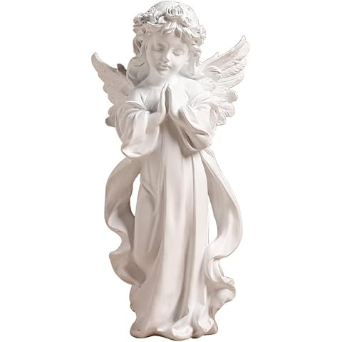 Cosy-YcY Resin Angel Figurine, Praying Angel Figurine, Stylish Statue, Angel Ornament, Ornament for Living Room (Angel Figurine) Cover