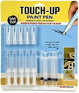 Slobproof SLB002 Fillable Brush Pens for Interior Touch Ups to Drywall, Cabinets